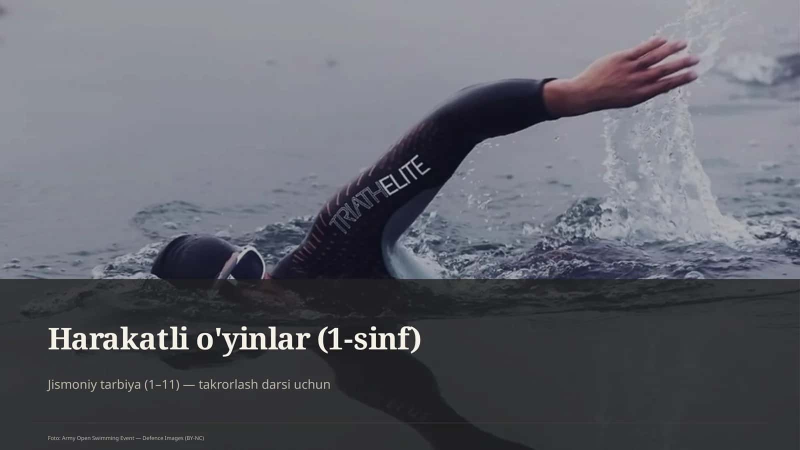 Harakatli o'yinlar (1-sinf)