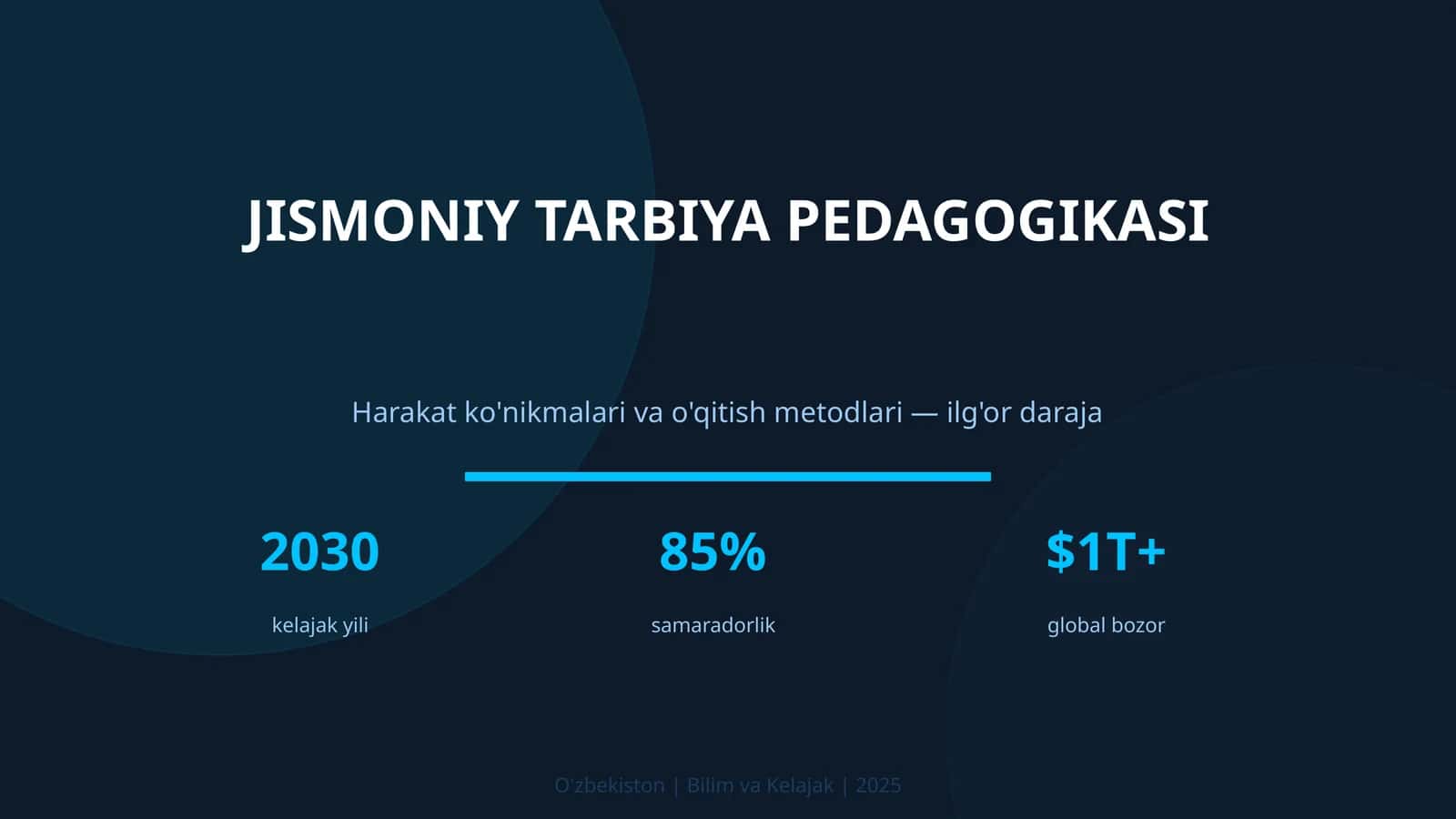 JISMONIY TARBIYA PEDAGOGIKASI