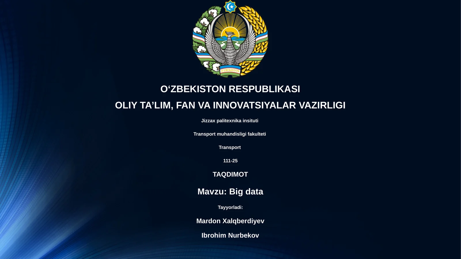 Big data