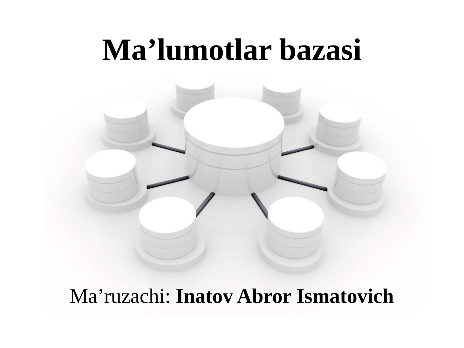 Microsoft Access dasturida formalaryaratish vajadvallarnio‘zarobog‘lash.So‘rovlar vahisobotlar