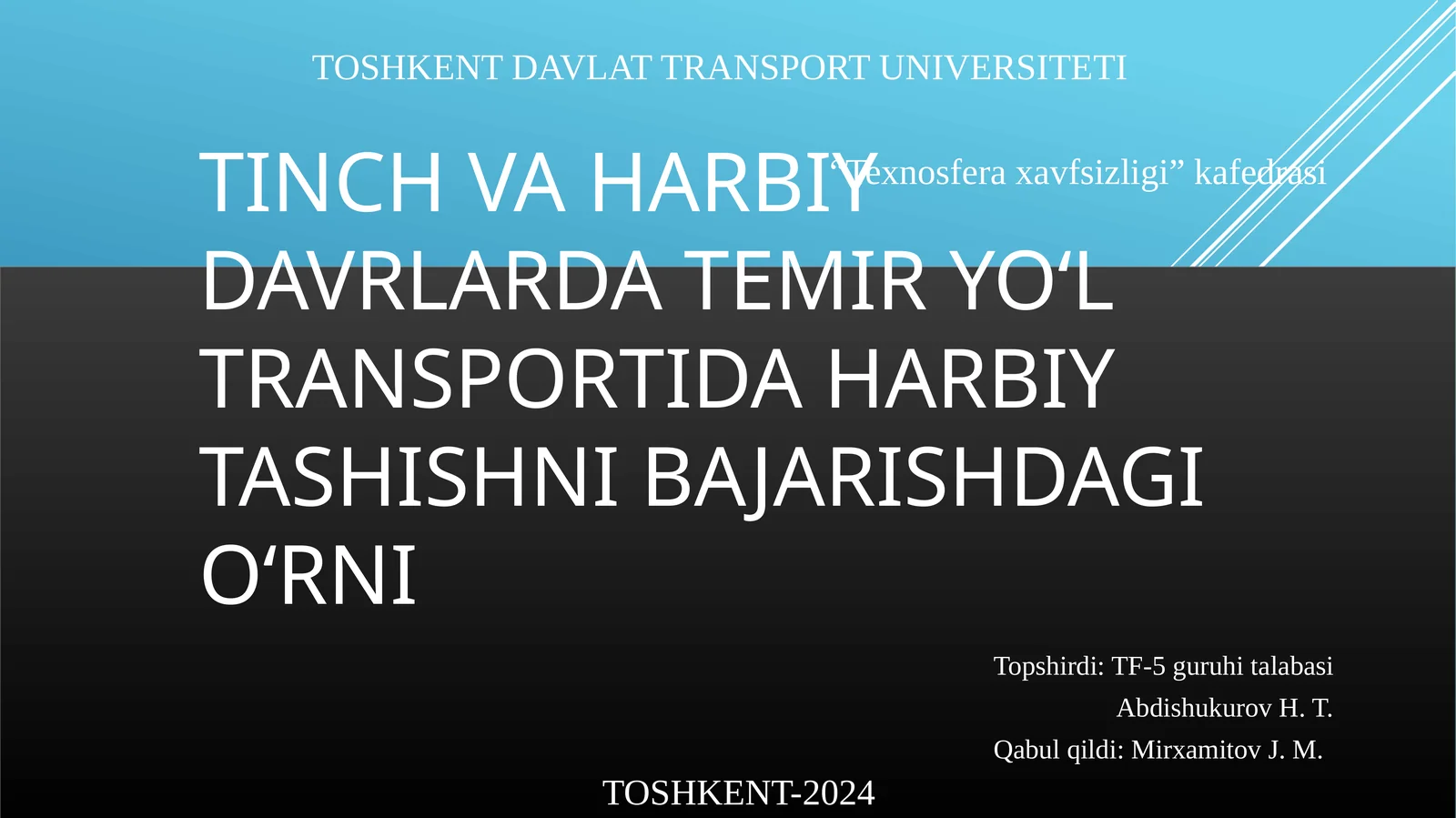 Temiryo‘lningstrategiko‘rni