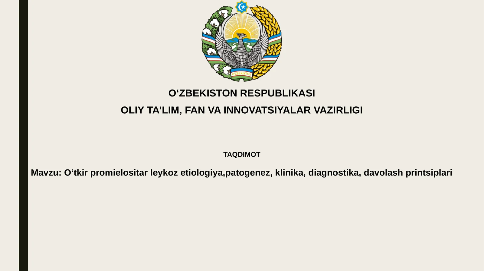 O'tkirpromielositar leykemiya