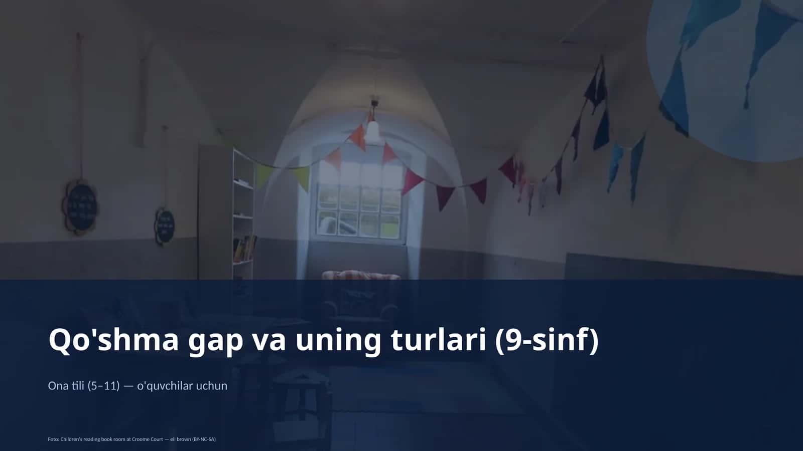 Qo'shma gap va uning turlari (9-sinf)