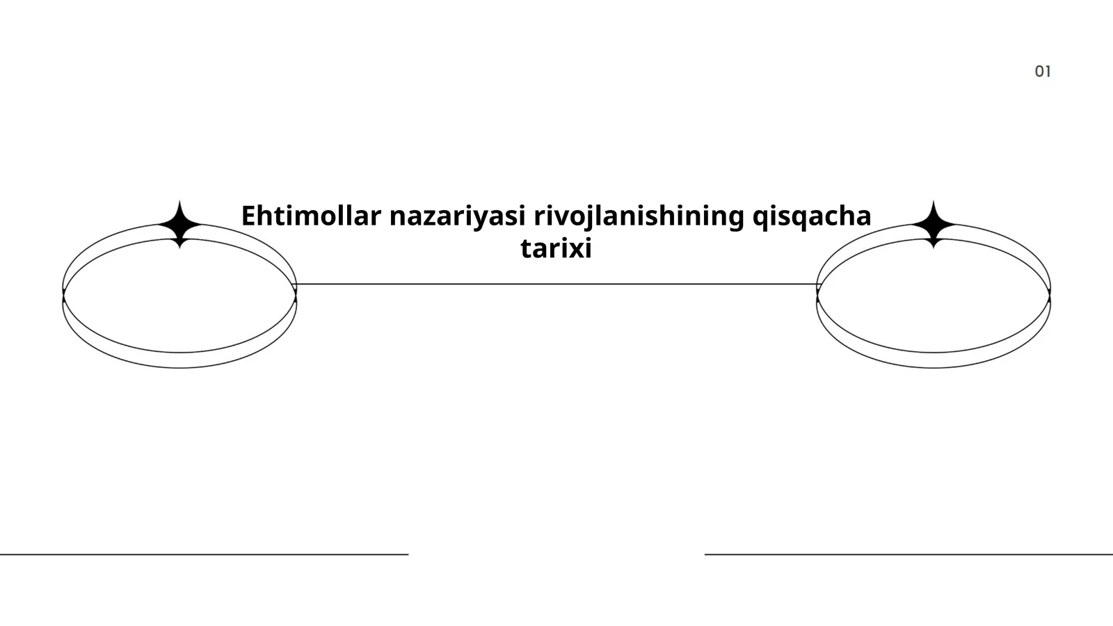 Ehtimollar nazariyasi rivojlanishining qisqacha tarixi