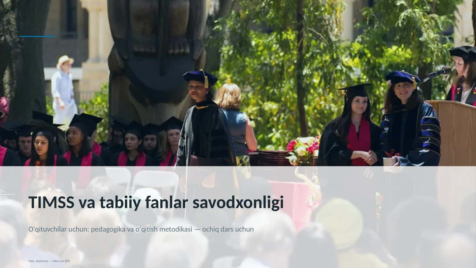 TIMSS va tabiiy fanlar savodxonligi