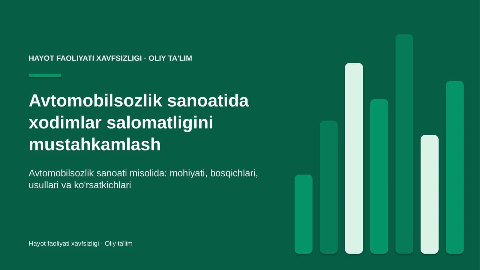 avtomobilsozlik sanoatida xodimlar salomatligini mustahkamlash 9530