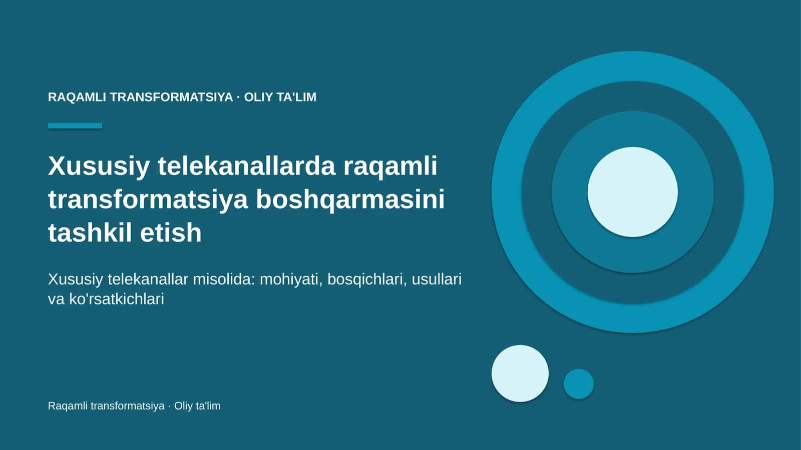 xususiy telekanallarda raqamli transformatsiya boshqarmasini tashkil etish 9906
