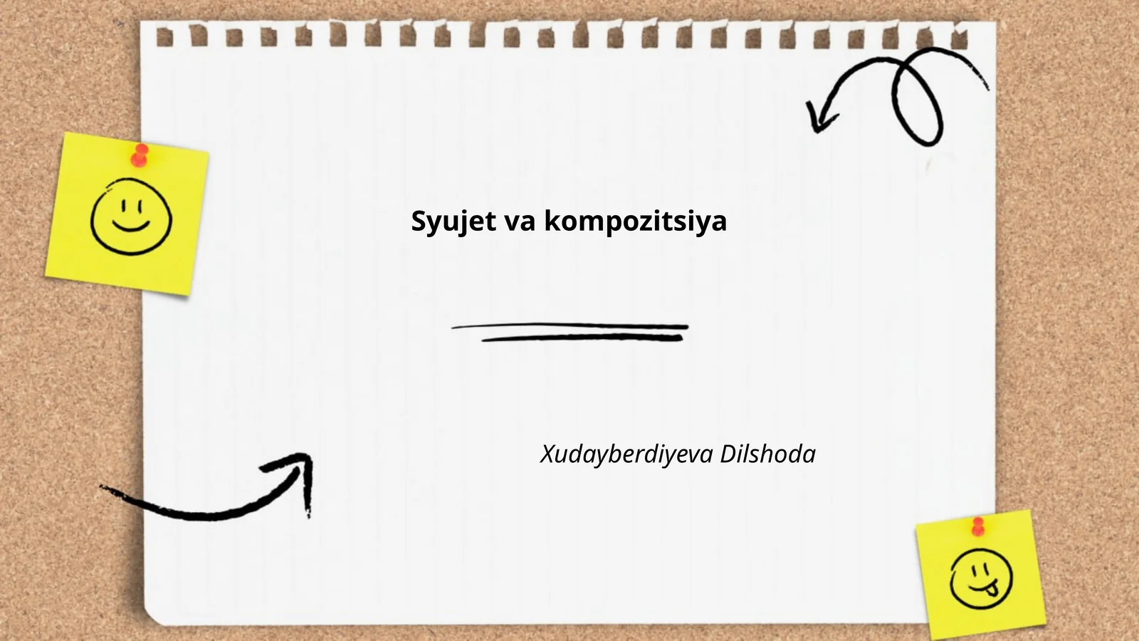Syujet va kompozitsiya
