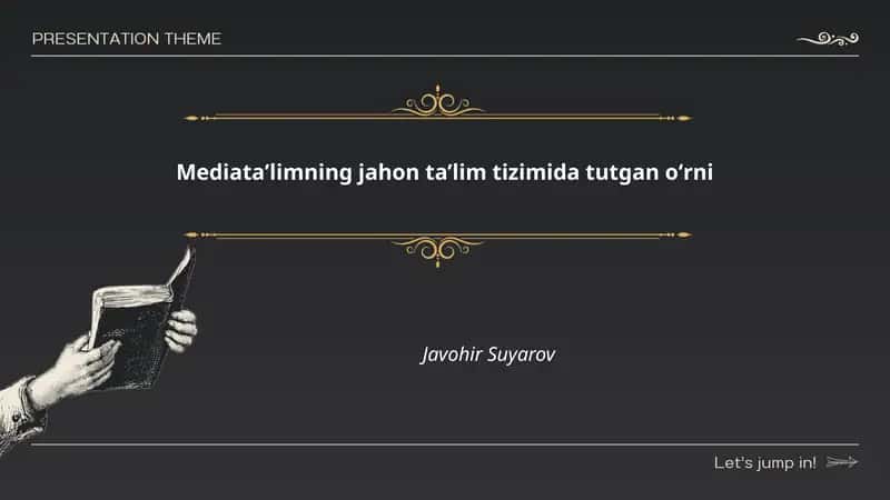 Mediataʼlimning jahon taʼlim tizimida tutgan oʻrni