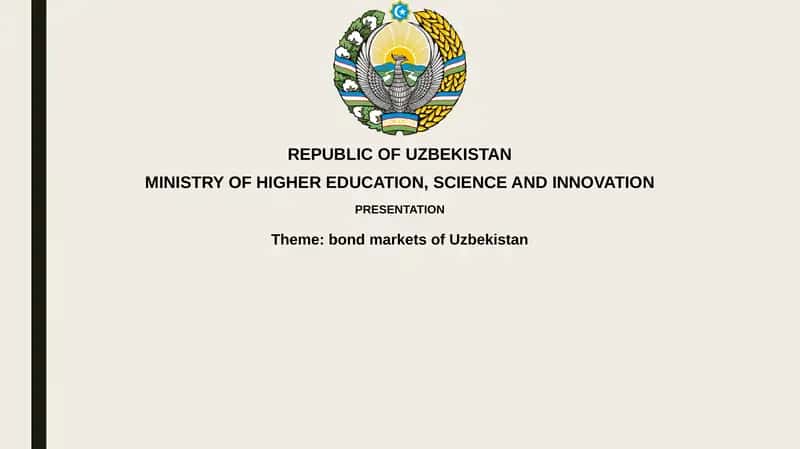 Uzbekistan's Bond Market
