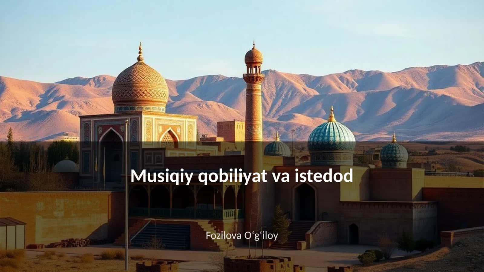 Musiqiy qobiliyat va istedod