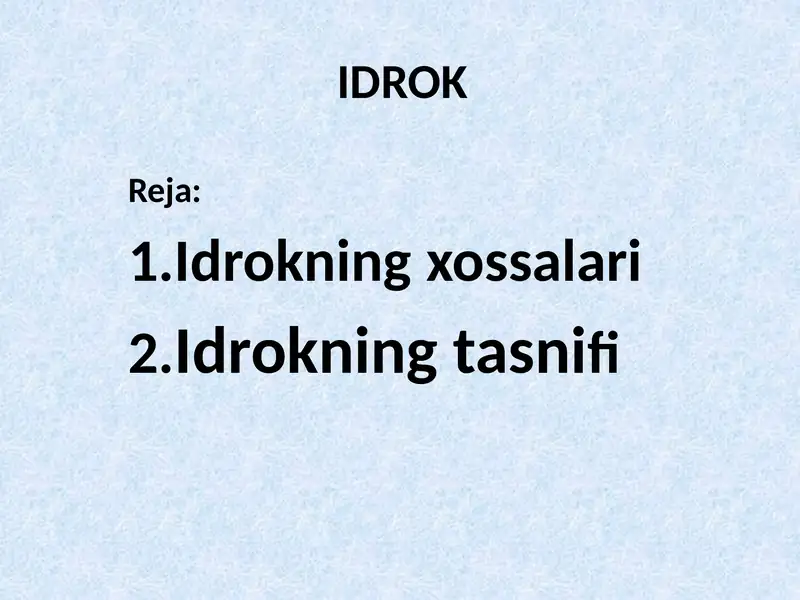 IDROK