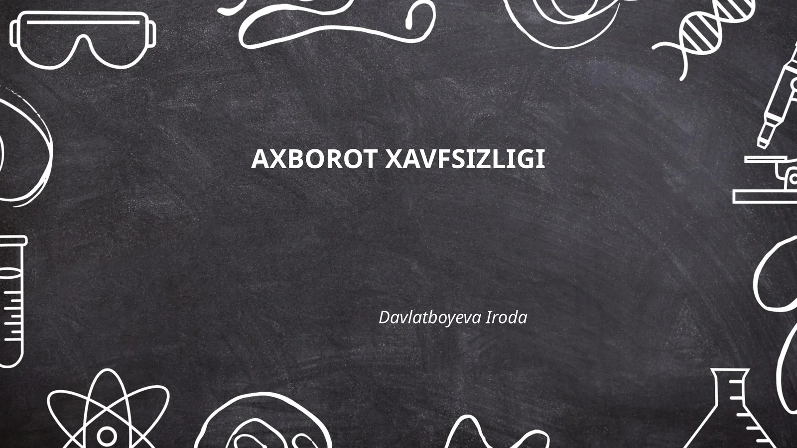 Axborot xavfsizligi