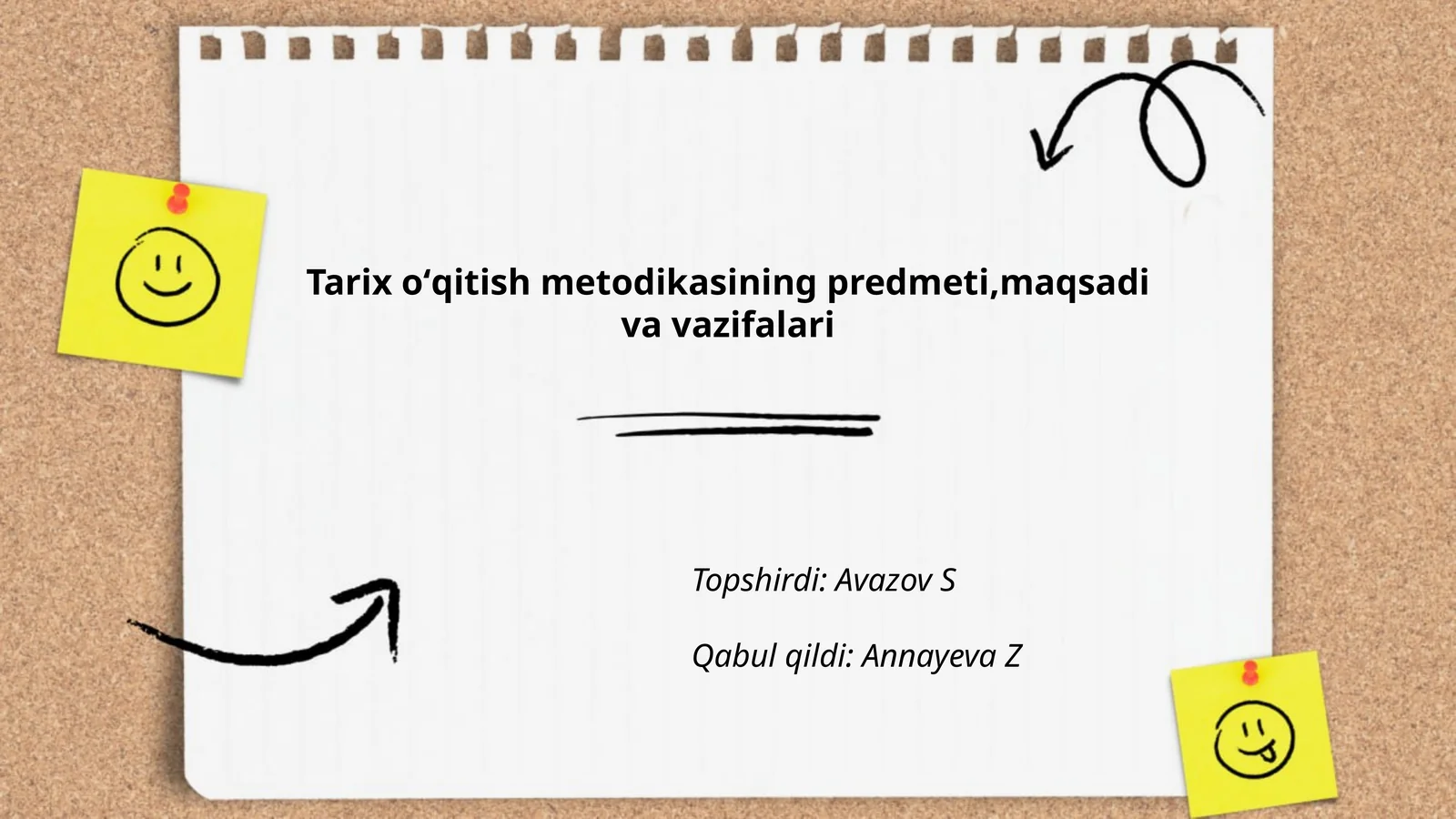 Tarix oʻqitish metodikasi