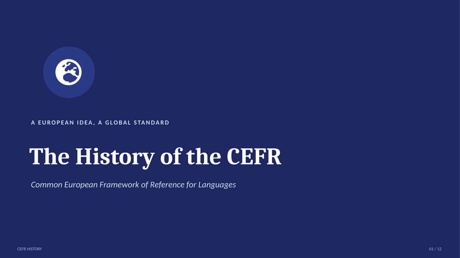 CEFR history