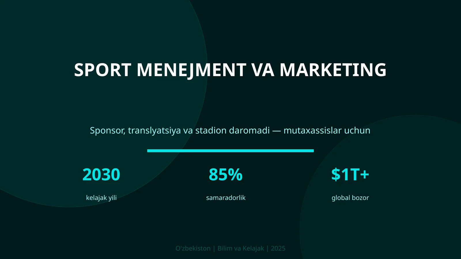 SPORT MENEJMENT VA MARKETING