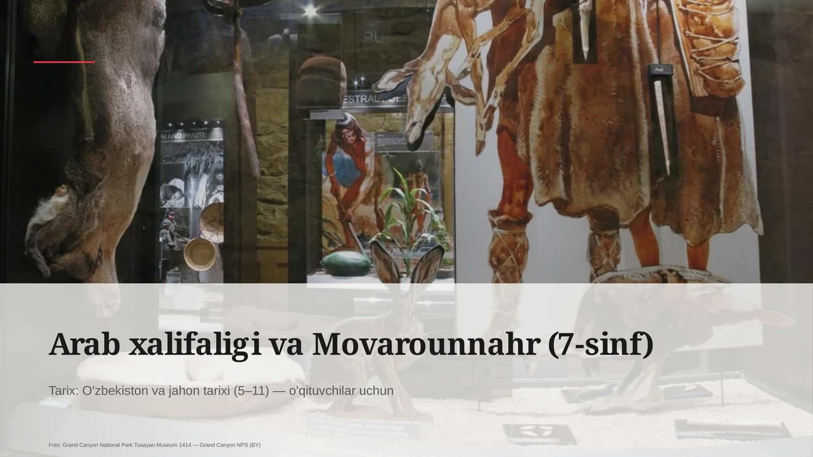 Arab xalifaligi va Movarounnahr (7-sinf)