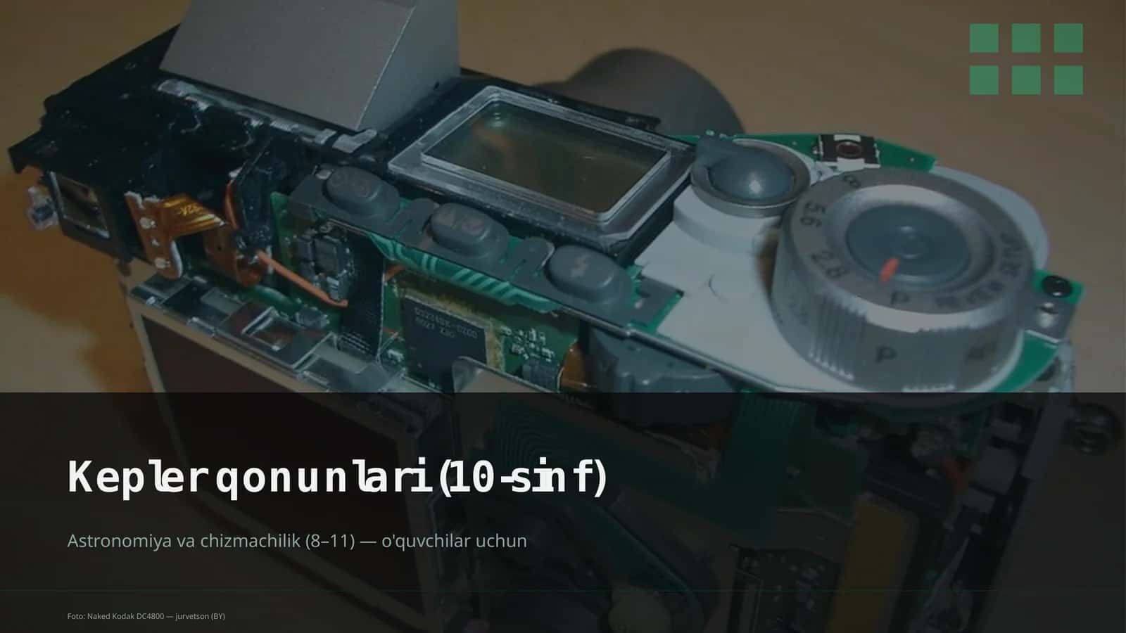 Kepler qonunlari (10-sinf)