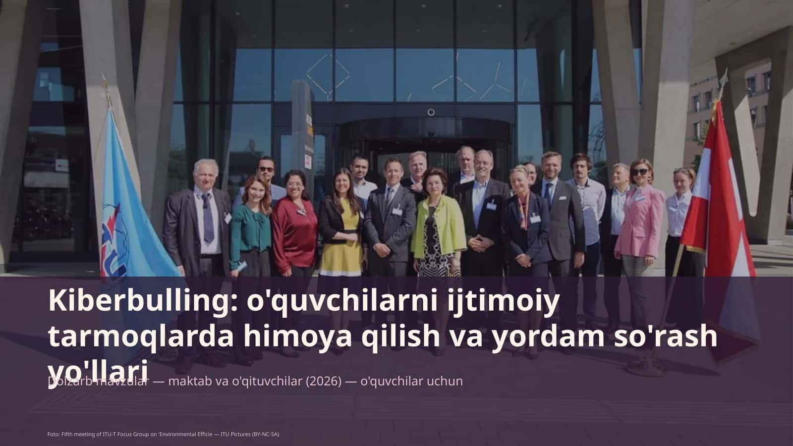 Kiberbulling: o'quvchilarni ijtimoiy tarmoqlarda himoya qilish va yordam so'rash yo'llari