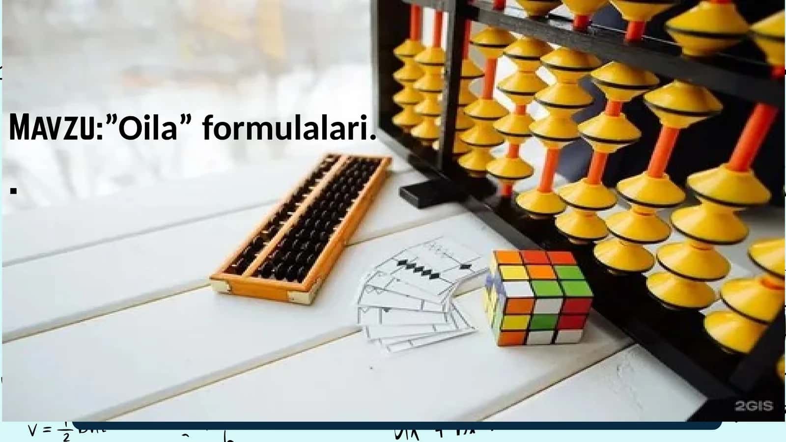 "Oila" formulalari