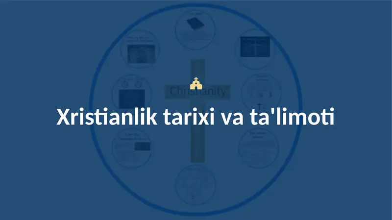 Xristianlik tarixi va ta'limoti