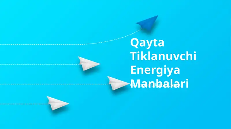 Qayta Tiklanuvchi Energiya Manbalari