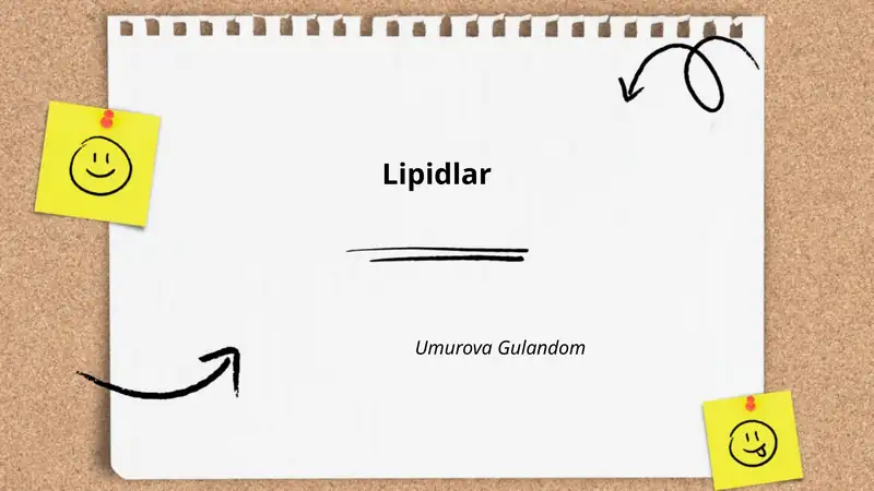 Lipidlar