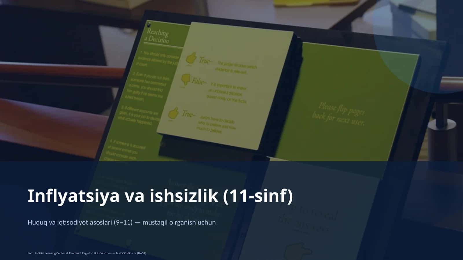 Inflyatsiya va ishsizlik (11-sinf)