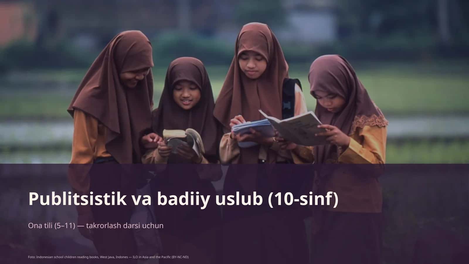 Ona tili (5–11) — takrorlash darsi uchun