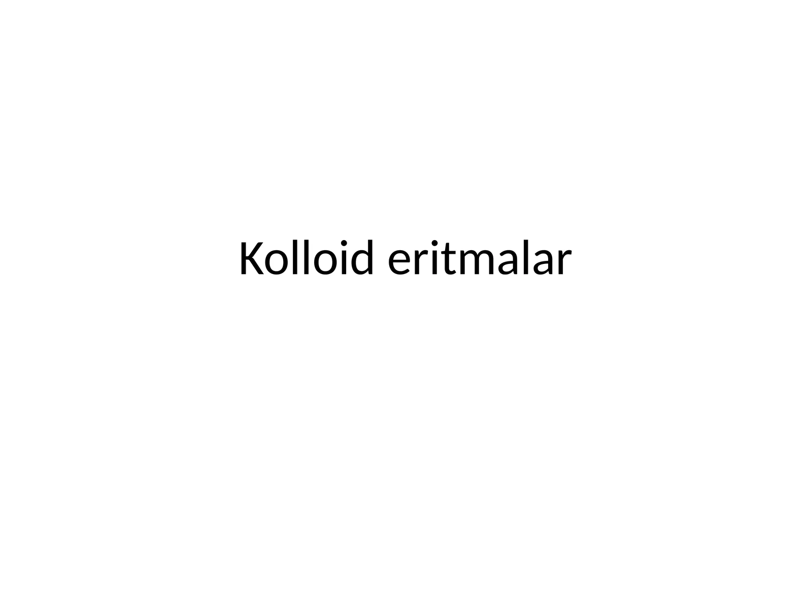 Kolloideritmalar