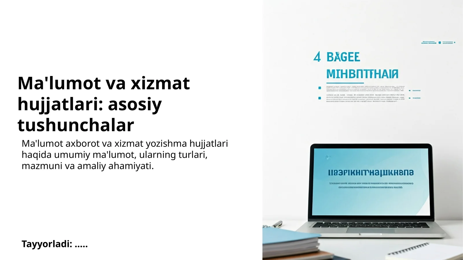 Xizmat yozishma hujjatlari
