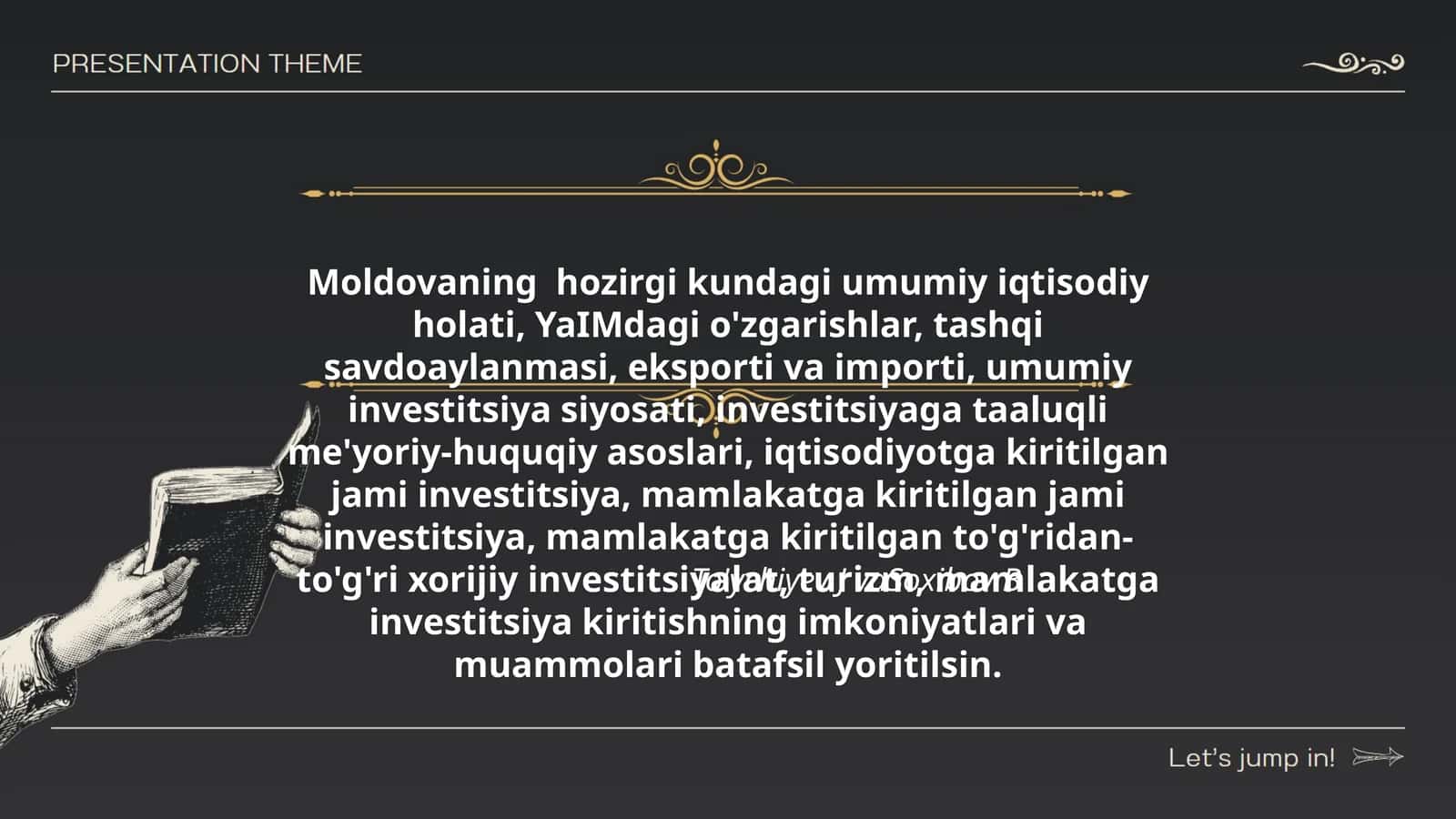 Moldovaning hozirgi kundagi umumiy iqtisodiy holati