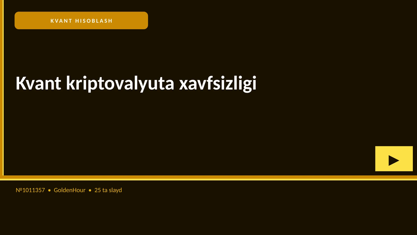 Kvant kriptovalyuta xavfsizligi