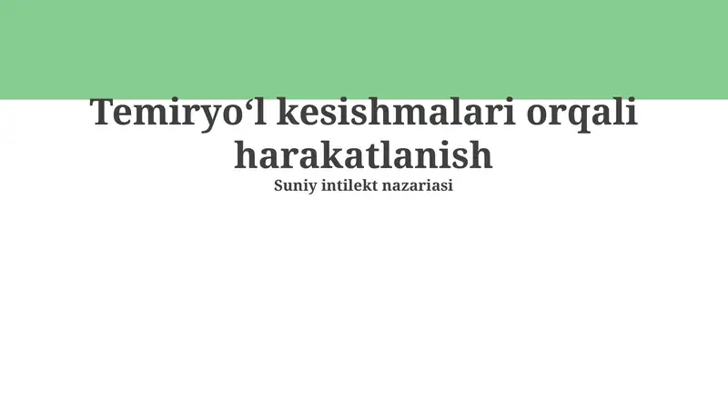 Suniy intilekt nazariyasi