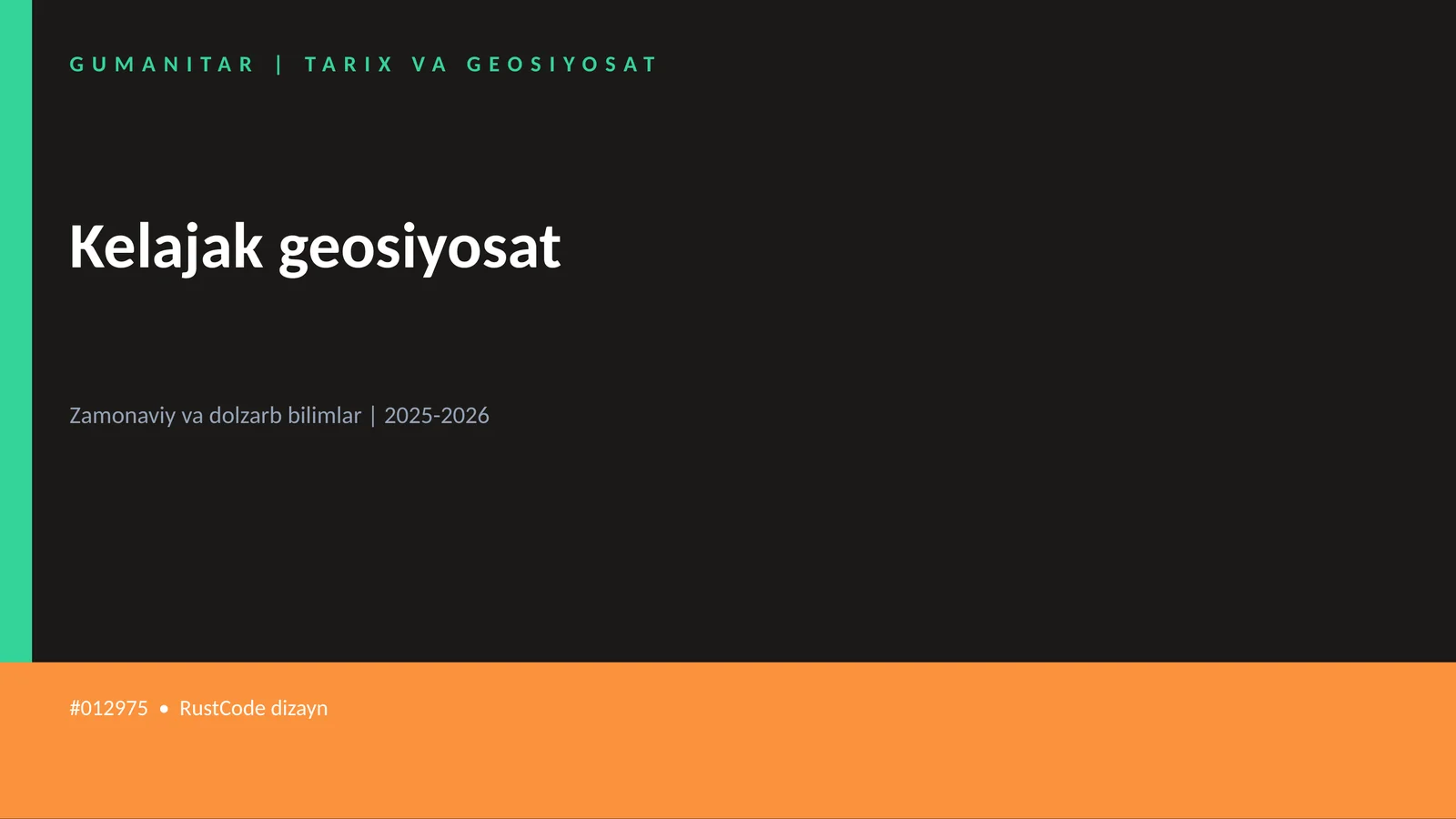 Kelajak geosiyosat