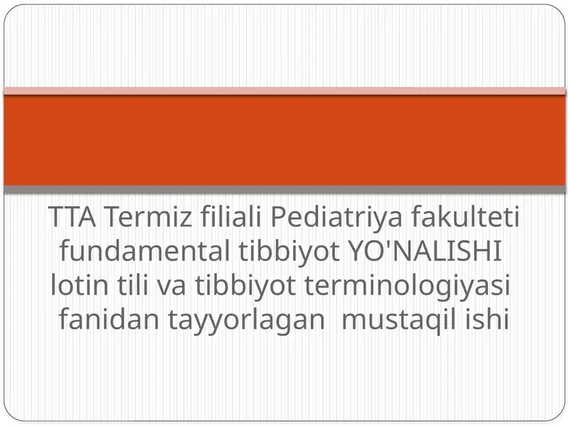 Retsept tarixi. Dorivor o’simliklar