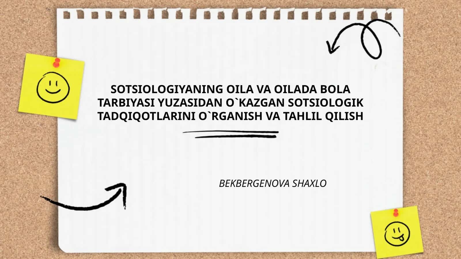 Oilaning ijtimoiy-psixologik ahamiyati