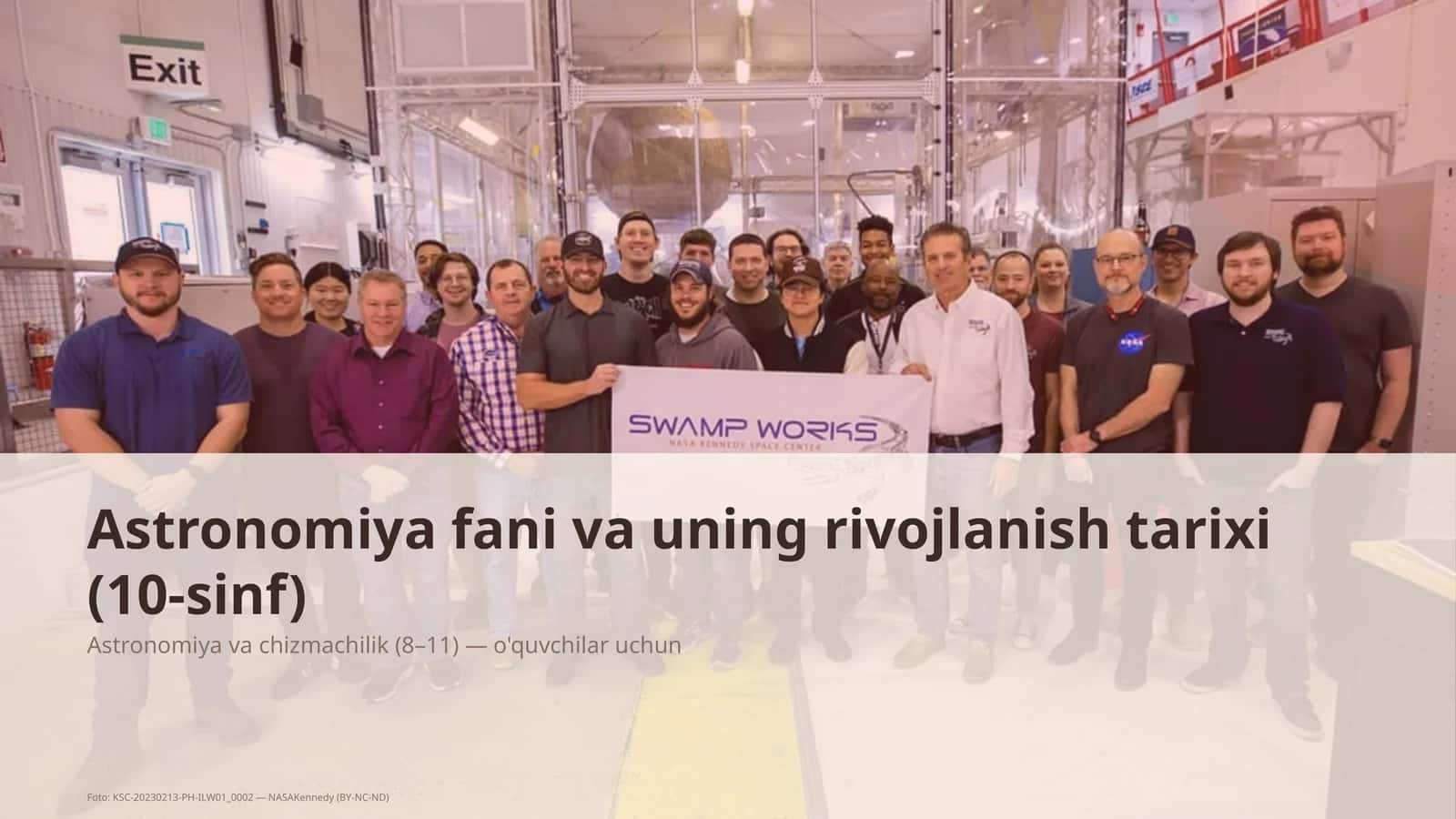Astronomiya fani va uning rivojlanish tarixi (10-sinf)