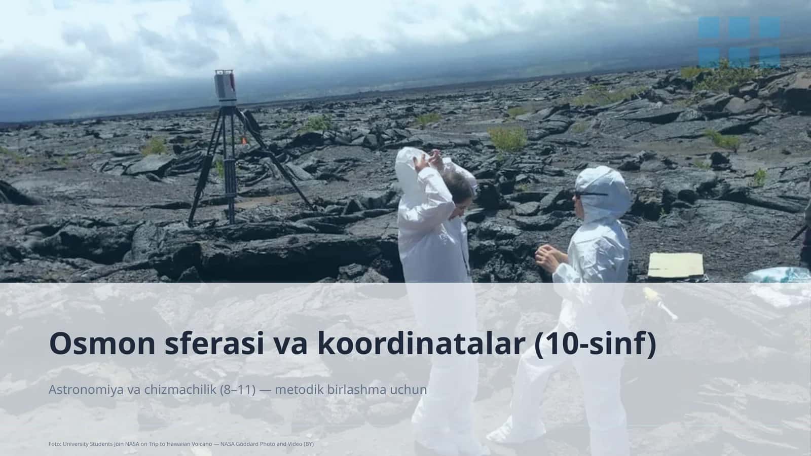 Osmon sferasi va koordinatalar (10-sinf)