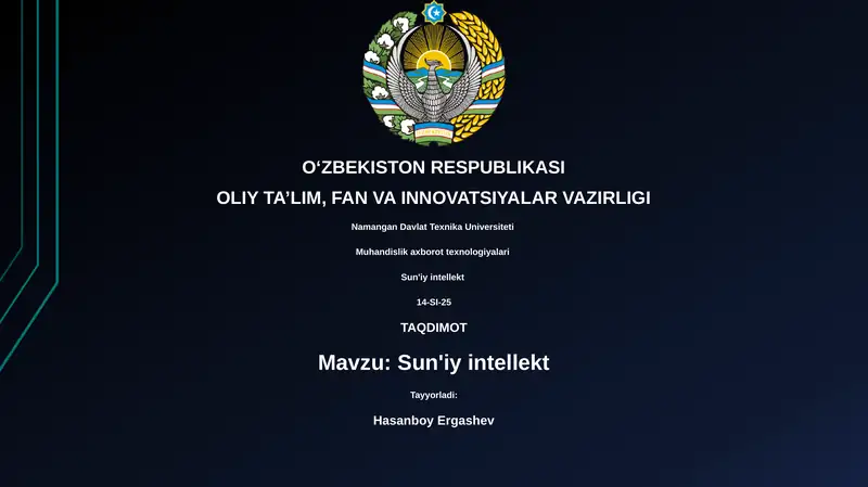 Sun'iy intellekt