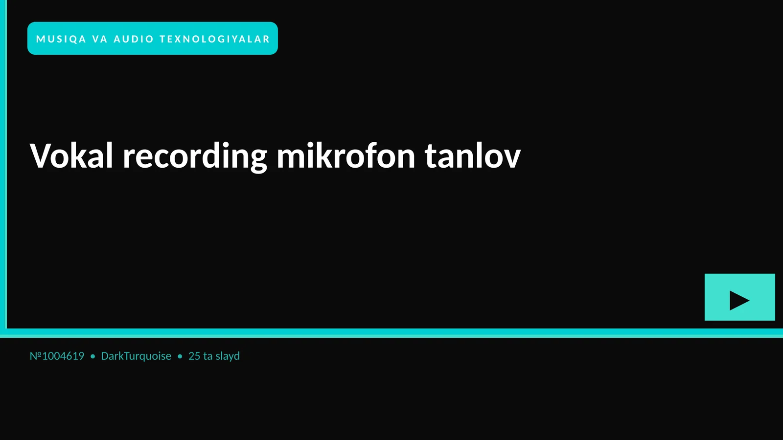 Vokal recording mikrofon tanlov