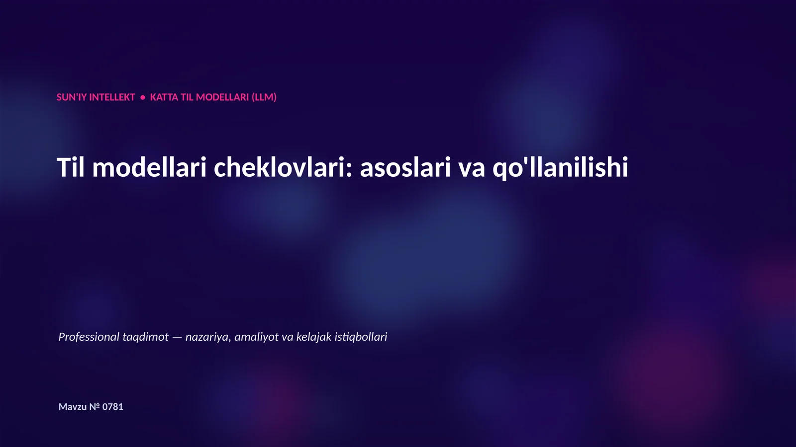 KATTA TIL MODELLARI (LLM)