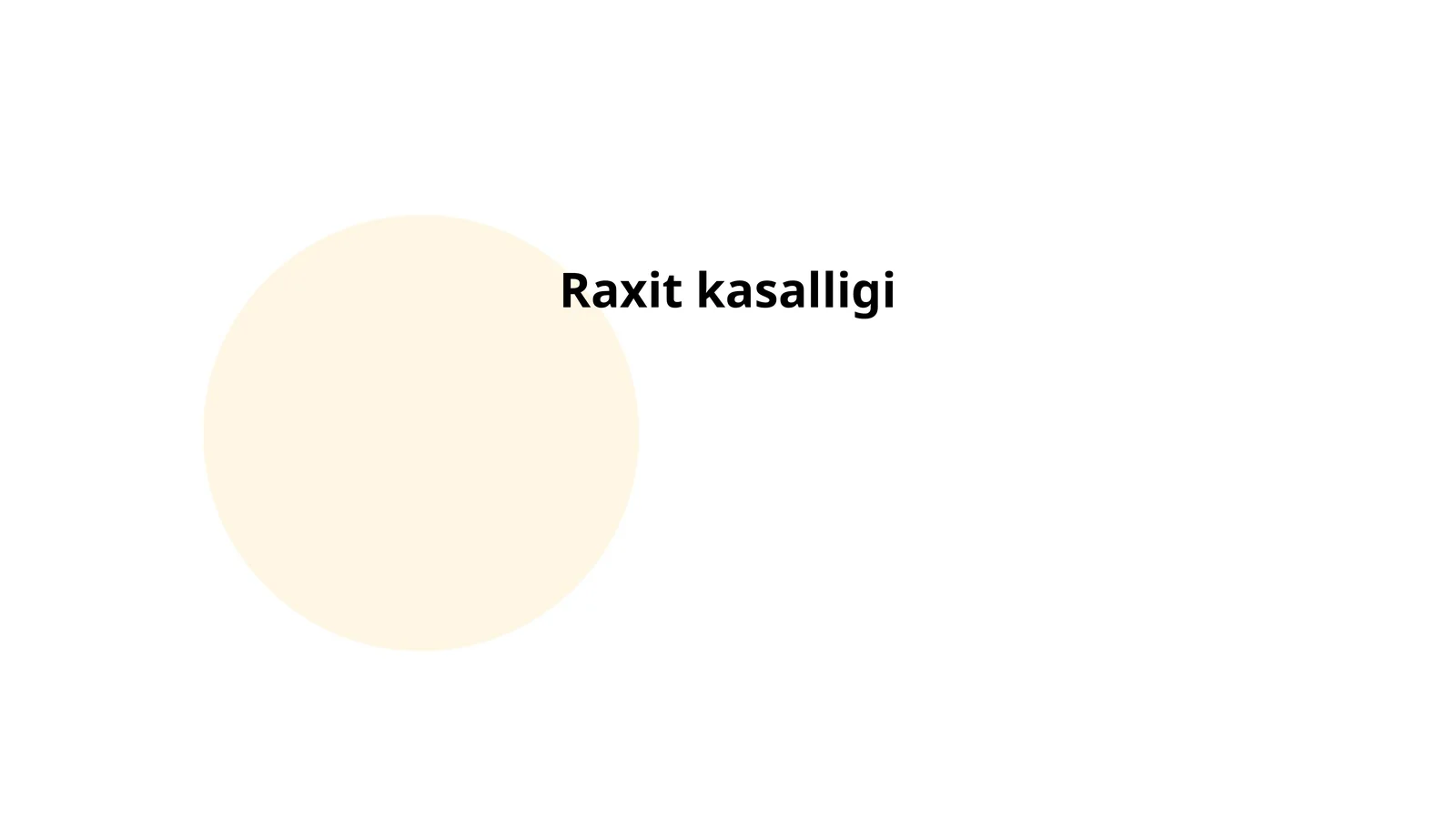 Raxit kasalligi