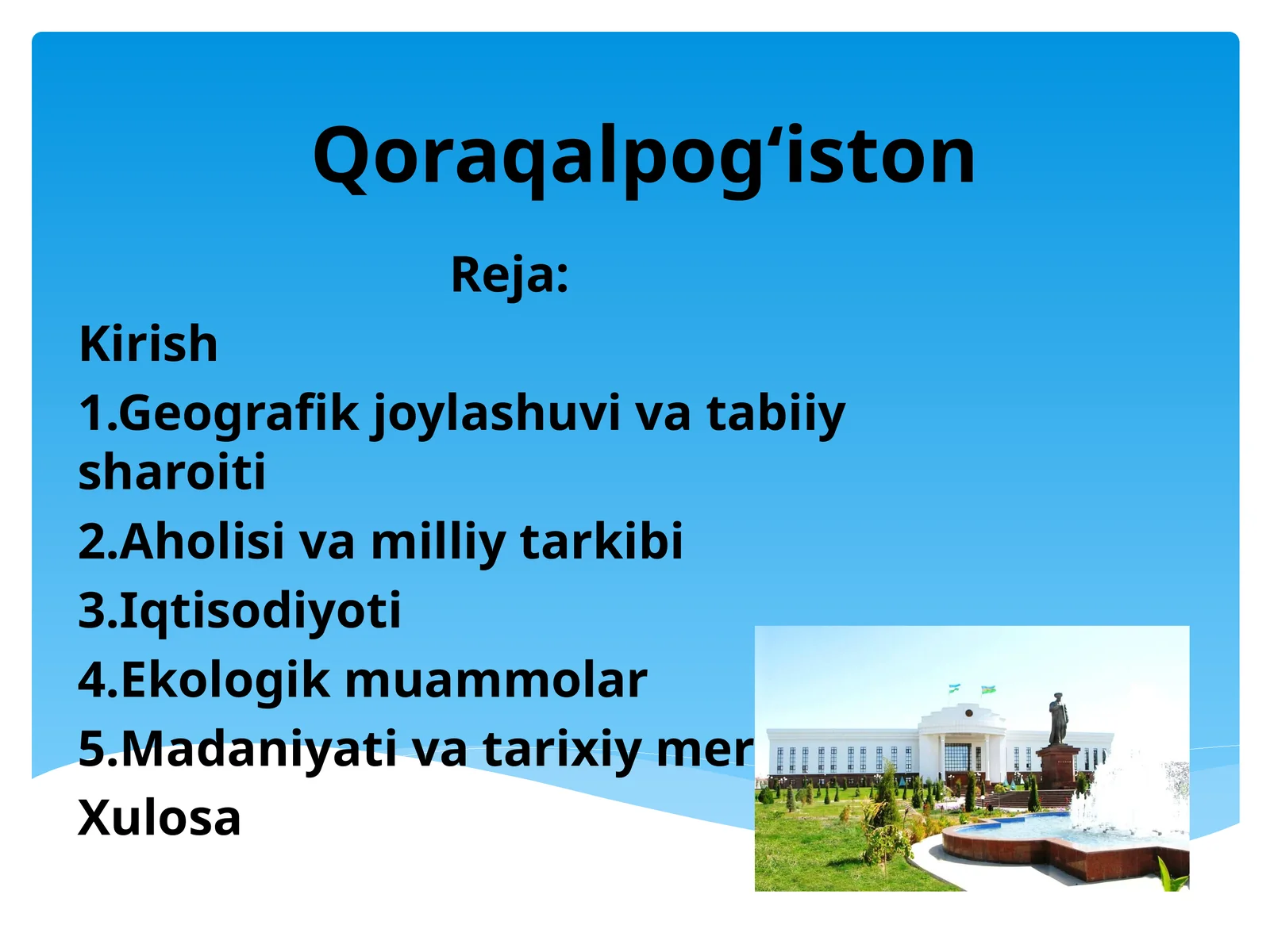 Qoraqalpogʻiston