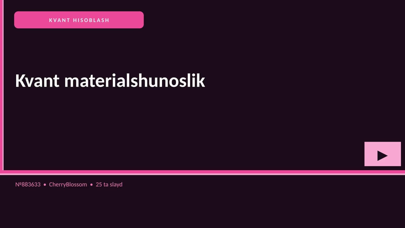 Kvant materialshunoslik