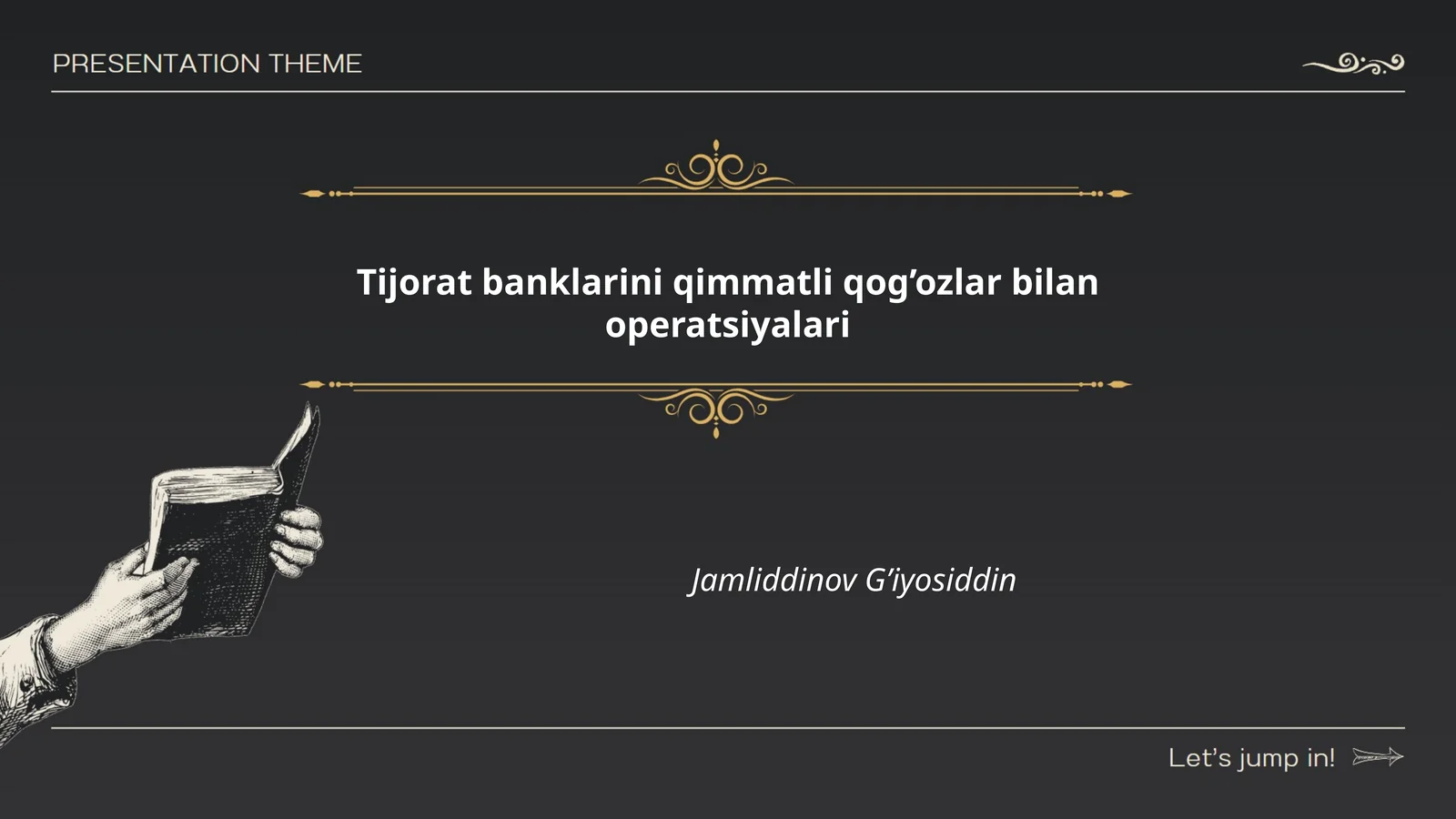 Tijorat banklarini qimmatli qog’ozlar bilan operatsiyalari