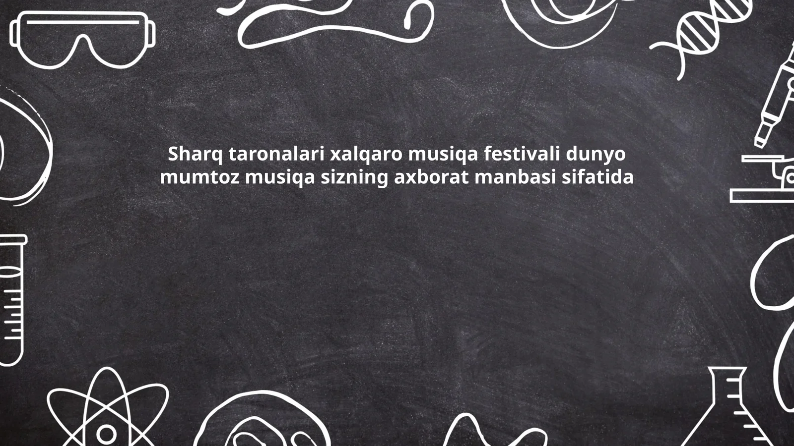 Sharq Taronalari xalqaro musiqa festivali haqida ma'lumotnomasi