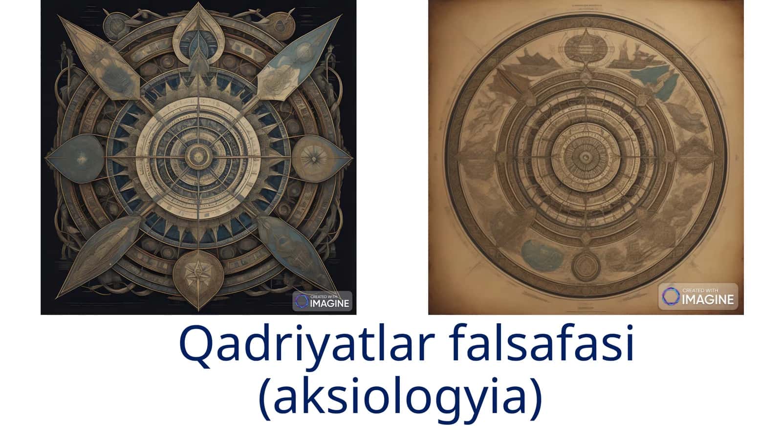 Qadriyatlar falsafasi (aksiologyia) mavzusida bir soatlik dars ishlanma