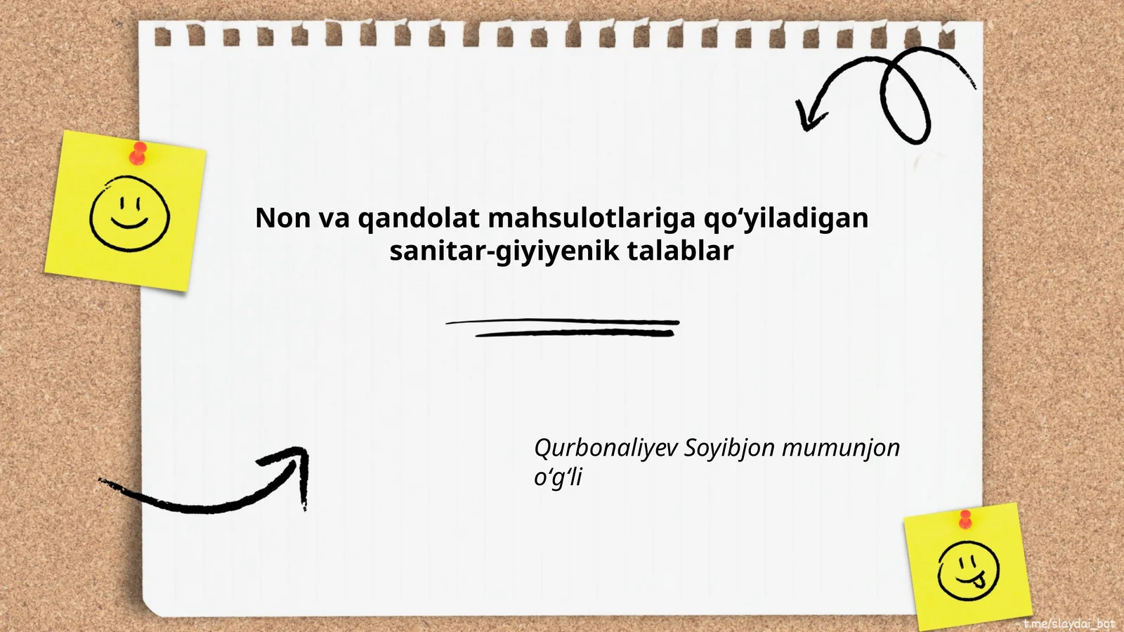 Sanitar-giyiyenik talablar