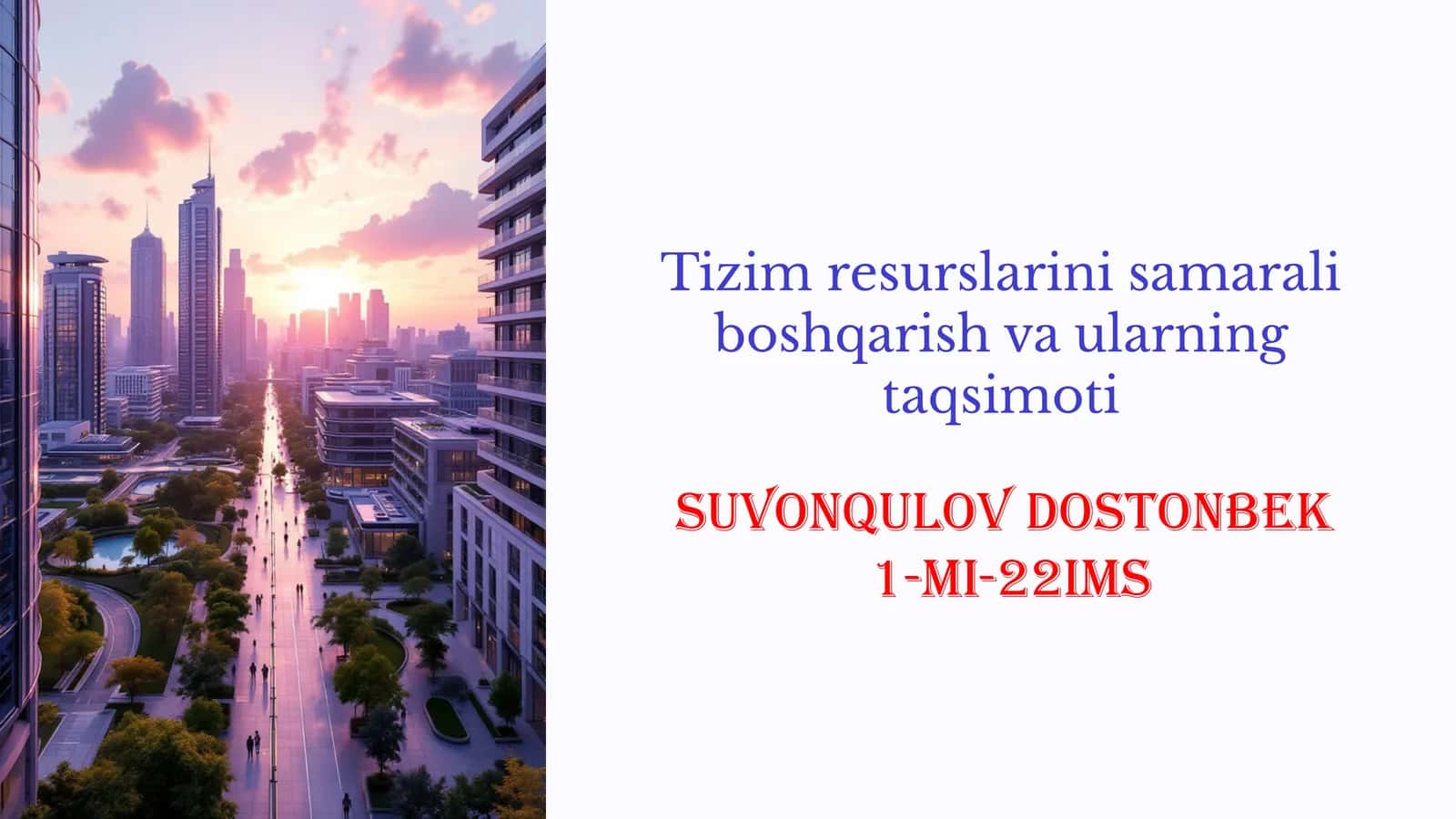 Suvonqulovdostonbek 1-MI-22IMS